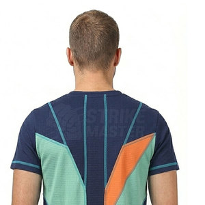 เสื้อยืดผู้ชายโลโก้แบบกำหนดเอง สีสันปรับแต่งได้ ผ้าฝ้ายถัก 100% ดีไซน์เรียบง่าย สวมใส่สบาย คุณภาพสูง ระบายอากาศได้ดี ผลิตในประเทศปากีสถาน - Product Image 5