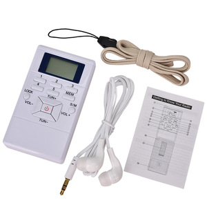 Petit récepteur radio numérique DSP avec fonction horloge pour l'interprétation simultanée et la diffusion sur campus - Product Image 2