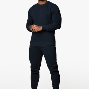 Unisex Sweatsuits Heavyweight French Terry Boxy Blank Tracksuits Custom Logo <b>Oversized</b> Cotton Men <b>Sweatpants</b> and sewatshirtSet - Product Image 1