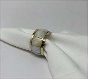 Anneaux de serviette de luxe en mosaïque géométrique, motif diamant, écologiques, durables, porte-serviettes en cristal, style Art Déco moderne pour mariage, vente en gros - Product Image 6