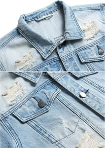 แจ็คเก็ตยีนส์ผู้ชายสีสันตามสั่ง Boomletcorp ปี 2024 สไตล์สตรีทแฟชั่น ทรงสูง แห้งเร็ว ระบายอากาศได้ดี ทนทาน สำหรับฤดูหนาว - Product Image 4