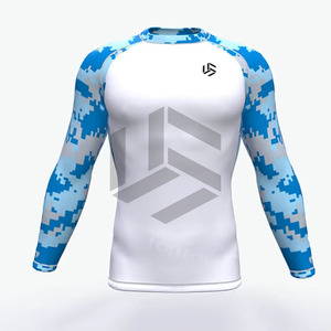 เสื้อคอมเพรสชั่นผู้ชายไซส์ใหญ่ สไตล์ออกกำลังกาย ยืดหยุ่นกระชับ เหมาะสำหรับเล่นกีฬา ฟิตเนส และป้องกันการระคายเคืองผิว - Product Image 2