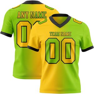 Youth American Football Jersey Spandex Blend Dye Sublimated Custom Team Name Number Manufacturer <b>Athletic</b> Uniform - Product Image 5