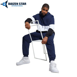 DAIZEN STAR INTERNATIONAL Unisex 100% Polyester Eco-Friendly Tracksuit Hooded Collar Drawstring Closure Full-Length Streetwear - Product Image 3