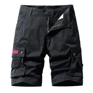 Shorts cargo pour hommes de qualité supérieure, design tendance, 100% respirants, taille élastique, séchage rapide, fabriqués au Pakistan, OEM - Product Image 1