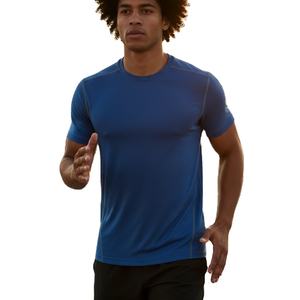 Camisetas deportivas para hombre, cuello redondo, tela ligera y transpirable, ideal para correr, gimnasio o deportes, proveedor de marca privada OEM. - Product Image 2