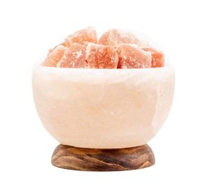 Lámpara de Sal Rosa del Himalaya Natural de Lujo, Cristal Decorativo, Luz Purificadora de Aire, Hecha a Mano, Portátil, para Dormitorio u Oficina, Relajante - Product Image 4