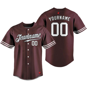 เสื้อเบสบอลแบบสั่งทำพิเศษสำหรับผู้ชาย แขนสั้นติดกระดุม ชุดทีม ระบายอากาศ แห้งเร็ว เสื้อกีฬา พร้อมปรับแต่งได้ - Product Image 6