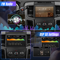 Tableau de bord 9 pouces Android 12 IPS écran tactile multimédia voiture Audio Auto stéréo autoradio lecteur pour Dodge RAM 2013-2018
