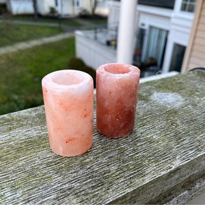 Verres à shot rustiques en sel rose de l'Himalaya, sculptés à la main en pierre, pour bars, fêtes, restaurants, événements et maison - Product Image 6