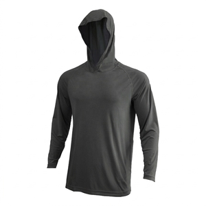 Men's Custom Fishing Shirt Hooded UPF 50+ UV Protection Quick Dry Breathable Polyester Outdoor Fishing Hoodie Lightweight Sun - Product Image 2
