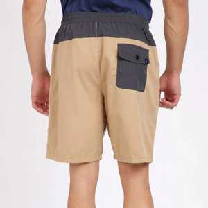Pantalones Cortos Bermuda de Algodón Caqui para Hombre, Cintura Media, Cordón Ajustable, Estilo Casual, Color Sólido, Bolsillos, Tejido Transpirable, Venta Directa en Línea - Product Image 4