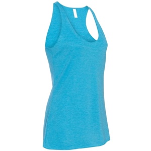 Promotion femmes coton Crop hauts sans manches été Jersey col rond gilet tricot côtelé débardeur - Product Image 5