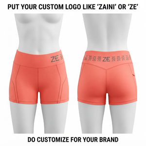 Shorts Deportivos de Nylon y Spandex Premium de 280 GSM, con Paneles Moldeadores y Logotipo Sublimado, Personalizables OEM, Ropa Deportiva para Gimnasio - Product Image 1