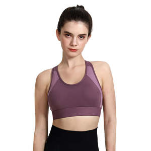 Sujetador deportivo de alto impacto para tallas grandes, de malla elástica, para correr, yoga, fitness, gimnasio, entrenamiento, espalda cruzada, a prueba de golpes, top corto deportivo, ¡gran éxito de ventas! - Product Image 6