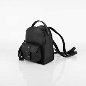 Mini Mochila de Cuero Genuino de Alta Calidad para Mujer, Pequeña Mochila de Piel de Vaca, Otras Mochilas Personalizadas, Bolsa de Viaje para Dama OEM LSBP-0093 - Product Image 4