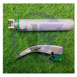 Nuevo en Stock: Set de Laringoscopio de Fibra Óptica Macintosh y Miller, Hoja y Mango, Instrumentos Quirúrgicos - Product Image 1