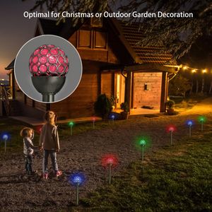 Luci Solari da Giardino Solarek IP44 Impermeabili RGB a Sfera, Set da 3 Lampade LED per Esterni, Illuminazione Premium per Paesaggi e Decorazioni Natalizie - Product Image 6