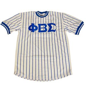 Maillot de baseball à rayures Phi Beta Sigma pour hommes – Coupe confortable, qualité supérieure, vêtements de fraternité grecque, tenue athlétique décontractée - Product Image 2