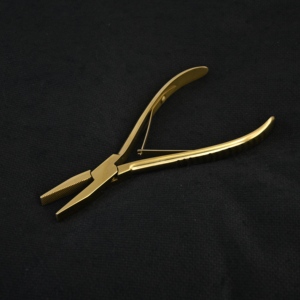 Crimping Plier 7 Inch Hair Extension <b>Bead</b> Fitting Tool Serrated Jaw Ergonomic Handle Private Label Wholesale Beauty Device - Product Image 3