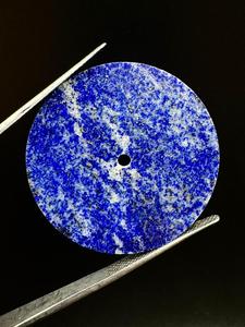 Disque rond en lapis-lazuli bleu naturel, 31,50 mm, 1,50 mm d'épaisseur, cadran de montre classique et élégant - Product Image 5