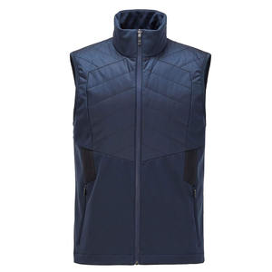 Chaqueta Acolchada para Hombre, Chaleco de Plumón Negro de Invierno, Diseño Bordado, Repelente al Agua - Product Image 1