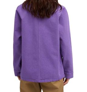 Vestes de travail vintage en toile de coton unisexe, style streetwear, avec fermeture éclair, coupe ample, pour femmes. - Product Image 5