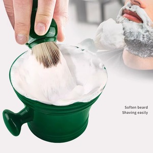 1 o 2 Piezas: Tazón Profesional para Afeitar la Barba para el Cuidado Masculino, Taza de Plástico para Espuma de Jabón con Asa para el Cuidado de la Barba del Hombre - Product Image 4