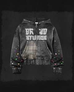 Nueva Llegada, Sudaderas con Capucha para Hombre de Alta Calidad, 100% Algodón, Ecológicas, Transpirables, Diseño Personalizado, Ropa Urbana de Invierno, Venta al Por Mayor de Fábrica - Product Image 3