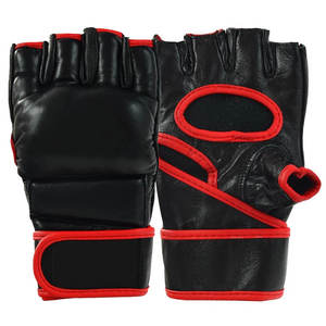 Guantes de MMA profesionales de medio dedo, los más vendidos al por mayor, hechos con cuero 100% de alta calidad. - Product Image 6