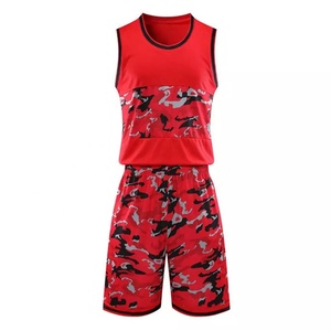 Uniformes de basket-ball de qualité supérieure, dernier design, vente en gros, 100% polyester, sans manches, séchage rapide, respirant, imprimé, personnalisé - Product Image 1