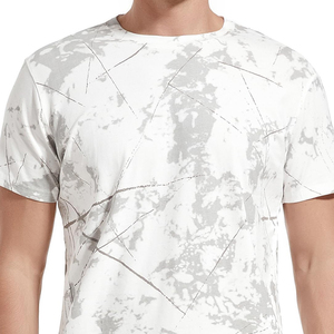 เสื้อยืดโอเวอร์ไซส์พิมพ์ลายโลโก้แบบเต็มตัวสำหรับผู้ชาย เสื้อยืดพิมพ์ลายแบบซับลิเมชั่นดีไซน์ใหม่สำหรับผู้ชาย - Product Image 5