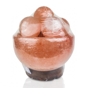 Lampes en sel de l'Himalaya, bols à feu en cristal minéral rose, éclairage de table pour chambre à coucher, salon, bureau et intérieur contemporain - Product Image 4