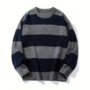 Suéter moderno de punto para mujer, cómodo, elegante, cálido, transpirable, ropa de invierno, corte relajado, informal, chic, elegante, para combinar en capas. - Product Image 1