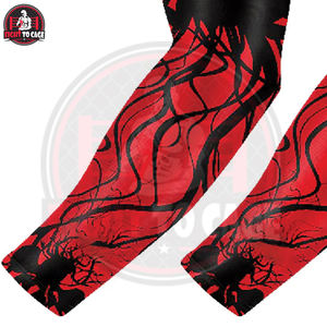 Manchon de compression pour bras pour jeunes et adultes – Produit de qualité supérieure en rouge et noir – Nouveauté - Product Image 6