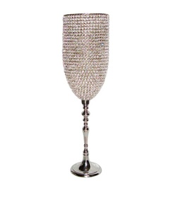 Verre à vin forme métal cristal à la main bougeoir pour centres de Table de mariage décoration de Table de fête de haute qualité - Product Image 5