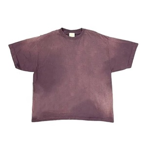 เสื้อยืดวินเทจสไตล์ย้อมสีแบบแอซิดวอชสำหรับผู้ชาย ผ้าฝ้าย 100% เนื้อเจอร์ซีย์หนานุ่ม ระบายอากาศได้ดี ทรงโอเวอร์ไซส์ เสื้อผ้าผู้ชายใส่สบาย - Product Image 4