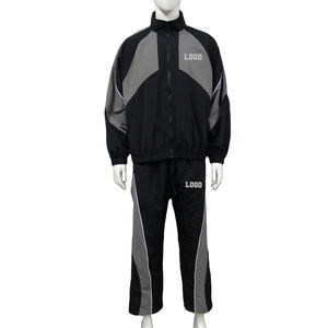 ชุดเสื้อแจ็คเก็ตและกางเกงสองชิ้นน้ำหนักเบา ออกแบบมาเพื่อการฝึกซ้อมกลางแจ้ง การเดินทาง และการสวมใส่ในชีวิตประจำวัน - Product Image 3