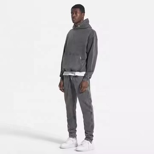 Ensemble sweat-shirt à capuche et sweat-shirt sur mesure pour hommes Automne/Hiver Survêtement doublé en polaire épaisse avec imprimé chaud et confortable - Product Image 5