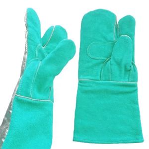 Gants de protection en cuir de vachette pleine fleur de qualité supérieure, isolants thermiquement, pour la pâtisserie et la cuisson au four - Product Image 5
