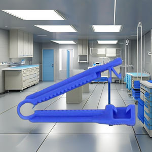 Pinza Reutilizable Azul para Cordón Umbilical con Cinta de Infusión para Bebés Recién Nacidos, Uso Médico Hospitalario, Certificación CE, Acero Inoxidable, Higiénica - Product Image 2