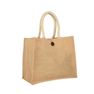 High Quality <b>Printed</b> Geometric Pattern Jute Tote Bag Eco Friendly Carry Bag for Retail Packaging Use Available at Export Price - Product Image 2