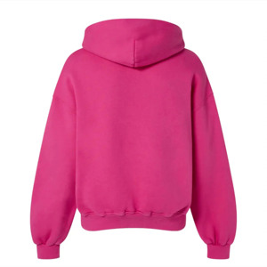 เสื้อฮู้ดดี้แบบสวม Unisex ทรงปกติ ผ้าเรียบ มีกระเป๋าหน้าแบบจิงโจ้ โลโก้สไตล์สตรีทแวร์ ผ้าฝ้าย 100% ขายส่ง - Product Image 4