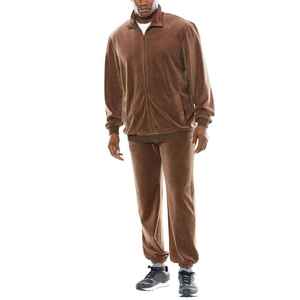 Chándal de Terciopelo para Hombre de Primera Calidad Disponible al por Mayor, Suave, de Alta Venta para Invierno, con Logotipo Personalizado - Product Image 1