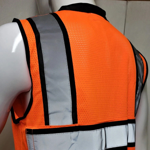 บริการ OEM/ODM เสื้อกั๊กทำงานแบบมีกระเป๋าหลายช่อง น้ำหนักเบา ระบายอากาศได้ดี ได้รับการรับรองมาตรฐาน CE ปรับขนาดได้ มองเห็นได้ชัดเจน - Product Image 4