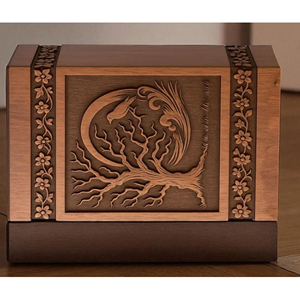 Exclusive Wooden Urn for <b>Memorial</b> <b>Keepsake</b> High Grade Wooden Cremation Urn Supplier by AYAANS - Product Image 6