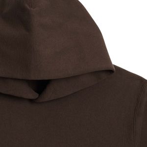 Sweat-shirt à capuche en molleton coupe décontractée couleur marron chocolat, en mélange de coton doux, pull à capuche décontracté, chaud, unisexe, streetwear - Product Image 6