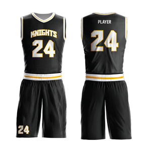 Tenues de basketball personnalisées pour adultes, respirantes, antibactériennes, à séchage rapide, avec logo, service d'impression de logo personnalisé, OEM, grandes tailles - Product Image 4