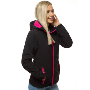 Fabricante de Ropa Personalizada, Chaqueta Softshell Impermeable para Mujer, Chaqueta Softshell Transpirable con Forro Polar y Capucha para Mujer - Product Image 5