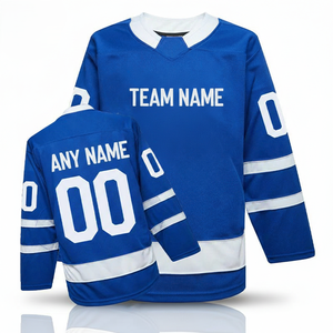 Maillot de hockey personnalisé avec logo, respirant, en polyester, pour l'entraînement - Product Image 4